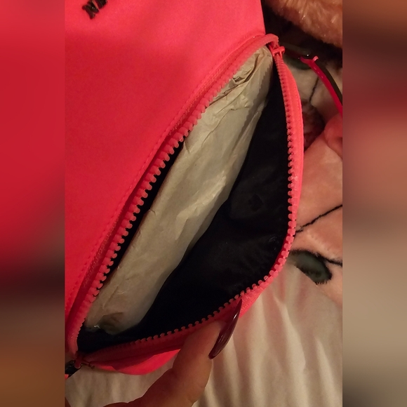 Neon Pink Kate Spade Backpack *large mini style* - Picture 6 of 8